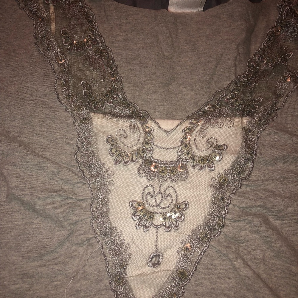 3/4 sleeve camisole inlay